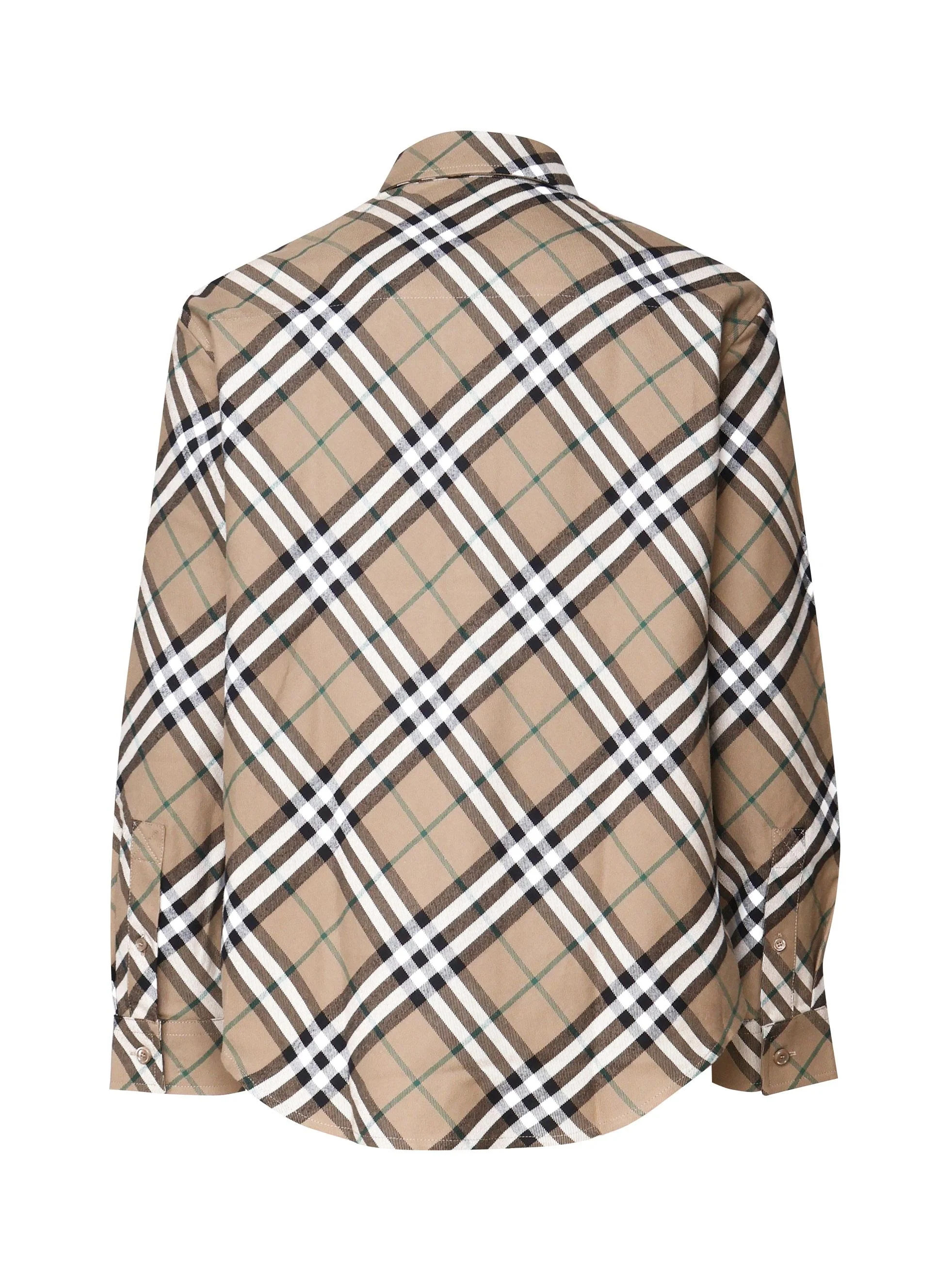 Camicia vintage check in misto lana - Image 3