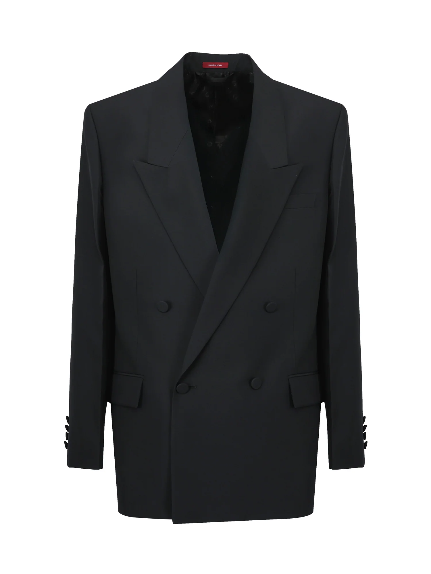 Giacca doppiopetto in panama tecnico - Image 4