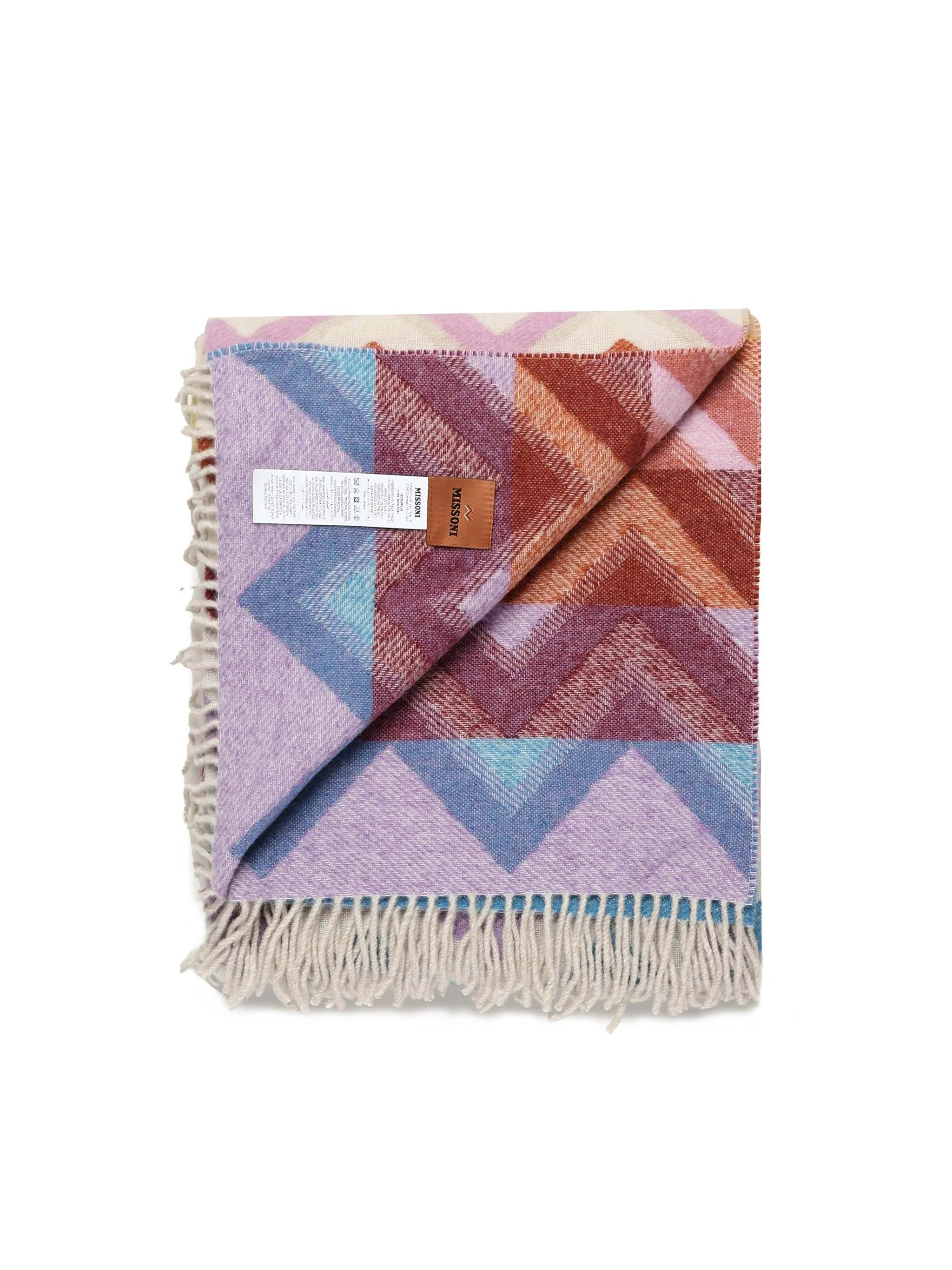 Plaid "watamu" in misto lana - Image 3