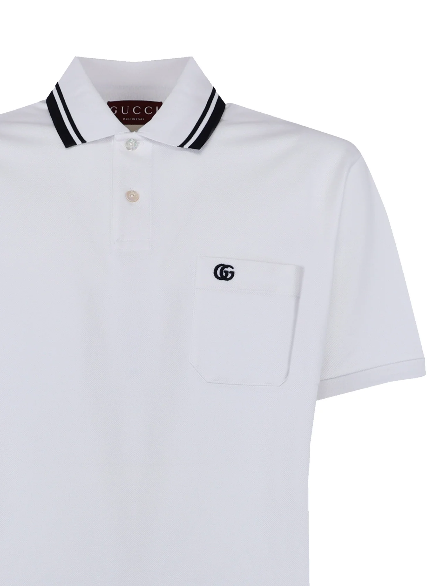 Polo in piquet di cotone con ricamo - Image 3